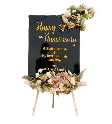 Papan Bunga Akrilik Ketsoblak