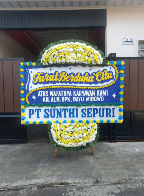 Papan Bunga Duka di Ketsoblak